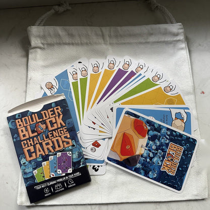 Boulder Block Challenge Cards