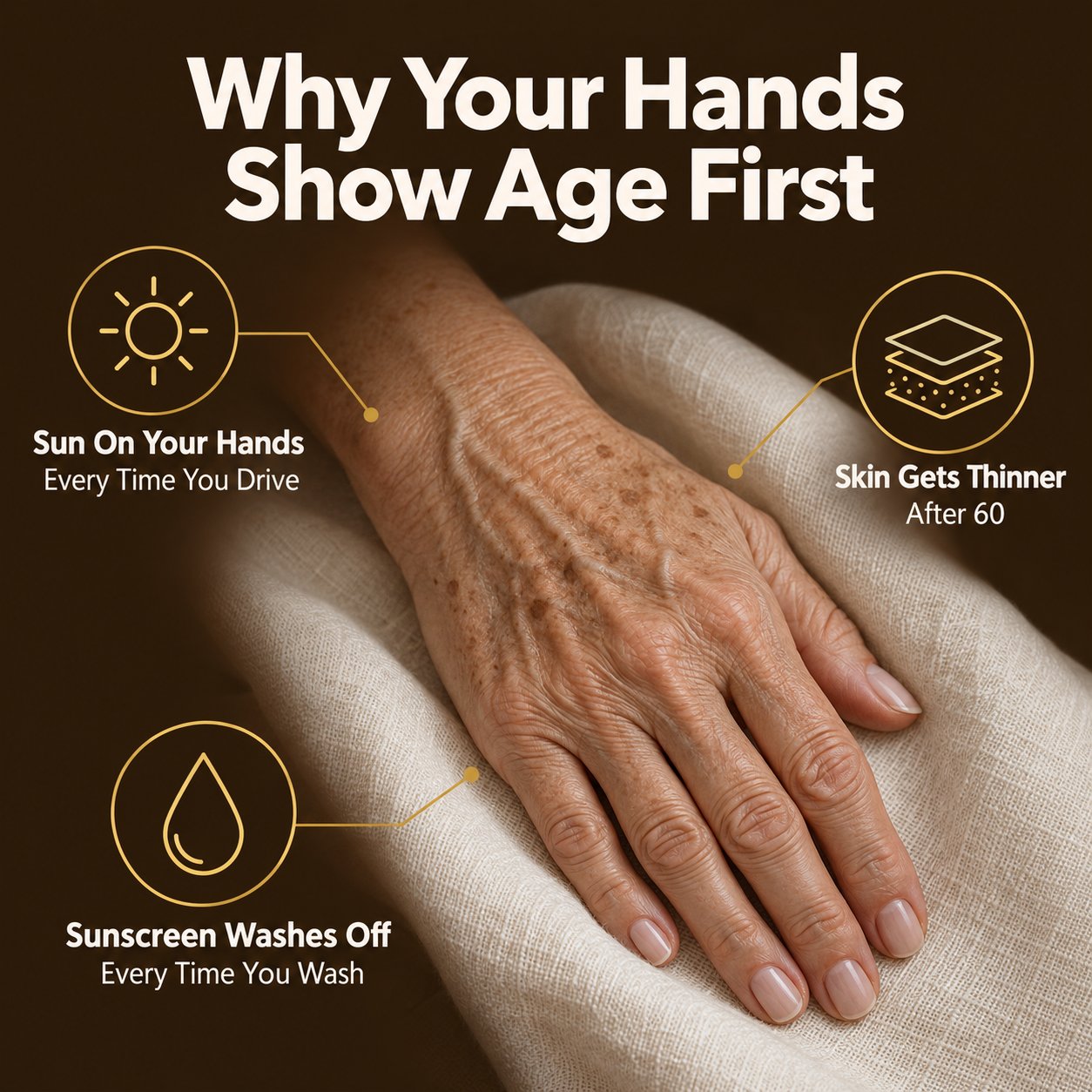 Why your hands show age first
