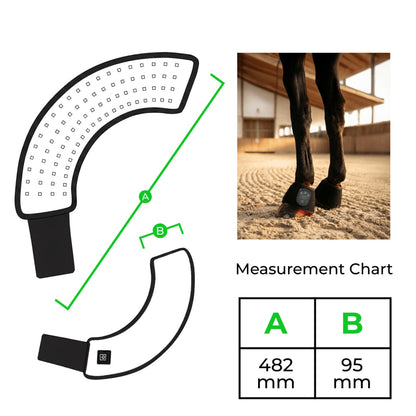 Haldrow™ Red Light Leg Wrap for Horses