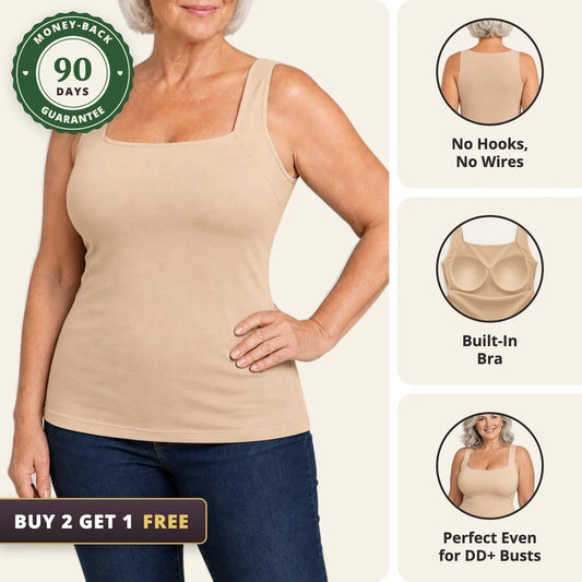Haldrow™ Built-In Bra Comfort Shaper Tank