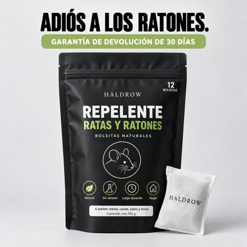 Bolsitas Repelentes para Ratas y Ratones