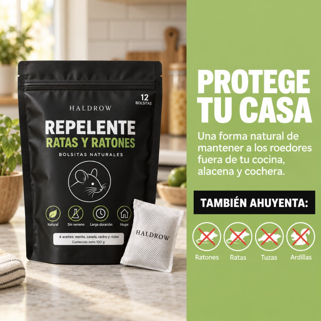 Bolsitas Repelentes para Ratas y Ratones