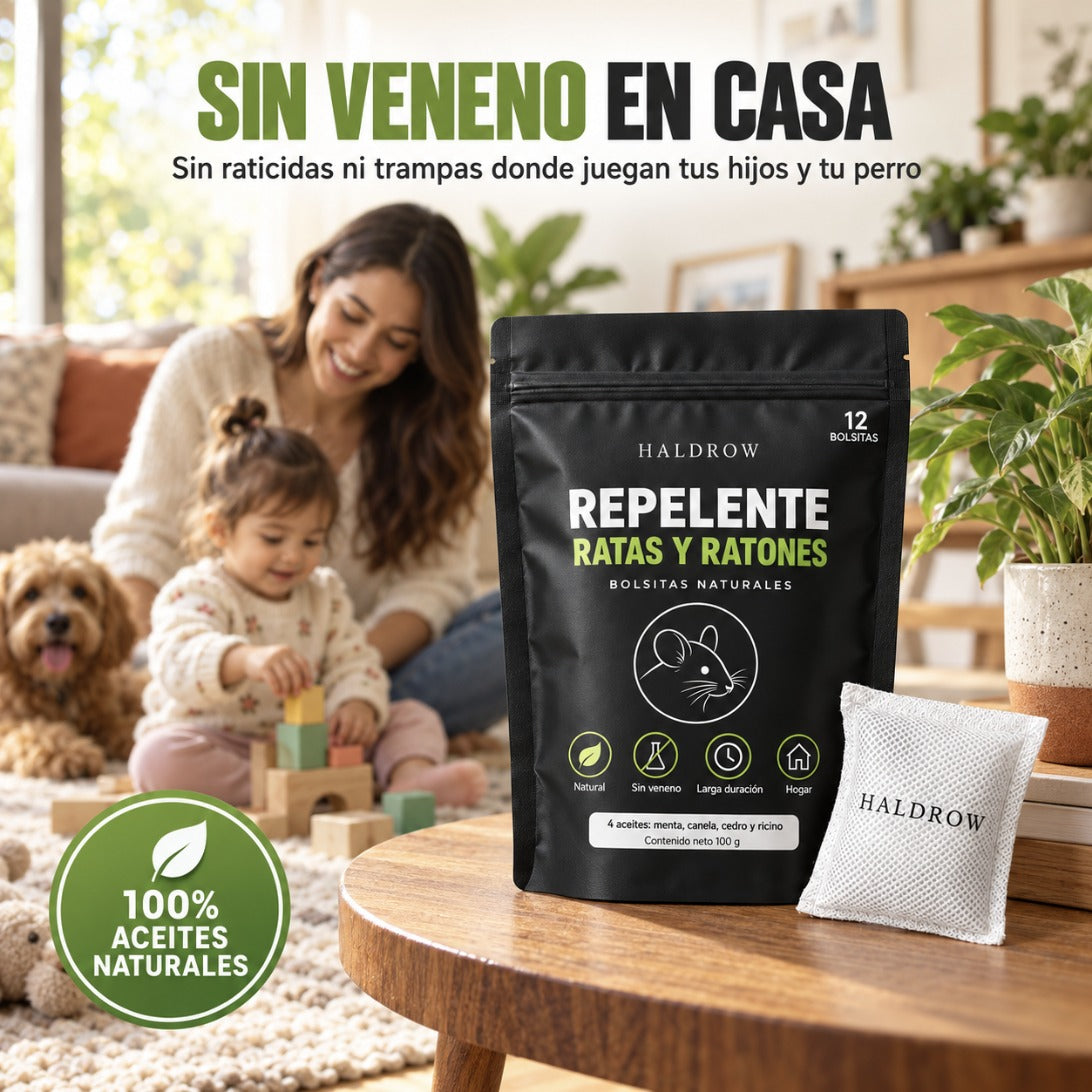 Bolsitas Repelentes para Ratas y Ratones