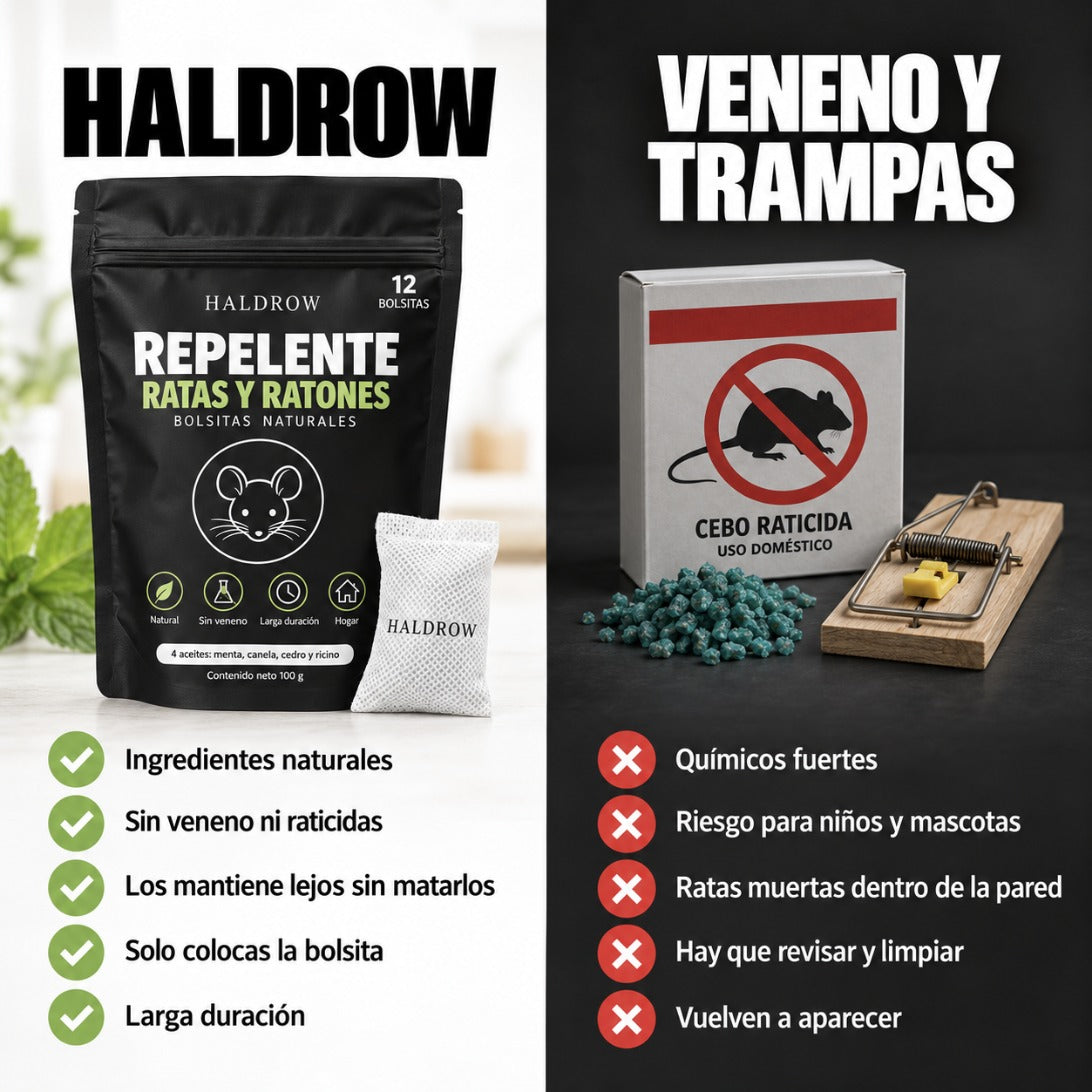 Bolsitas Repelentes para Ratas y Ratones