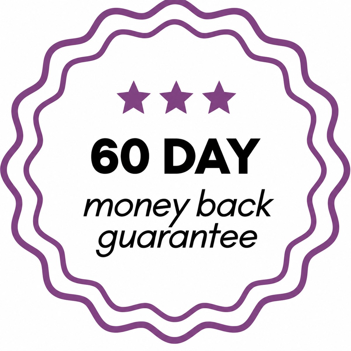30 day money back guarantee