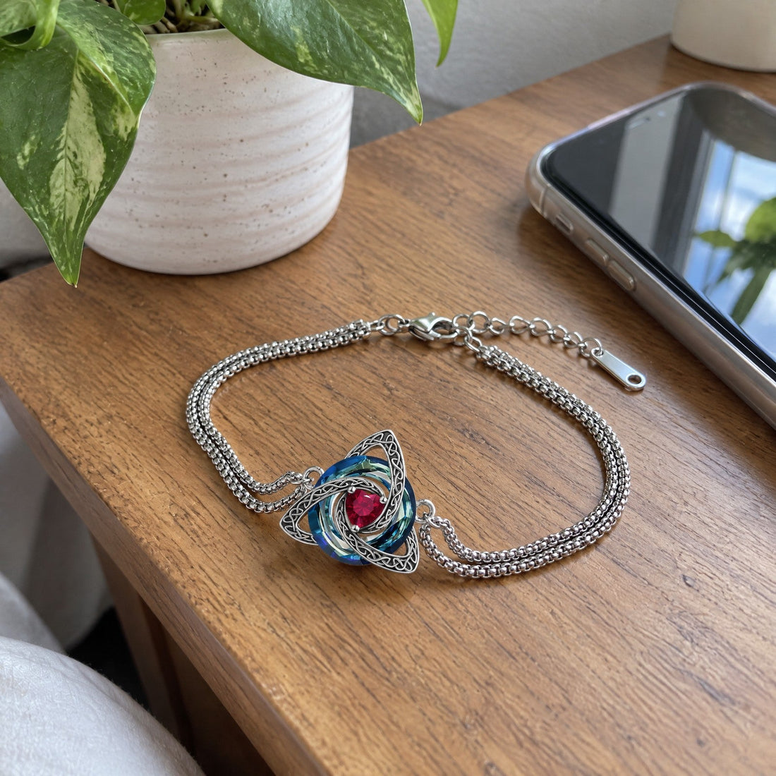Witch Knot Birthstone Bracelet