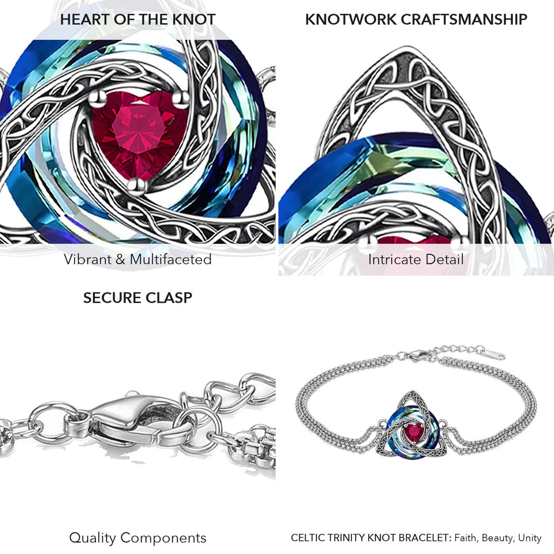 Witch Knot Birthstone Bracelet