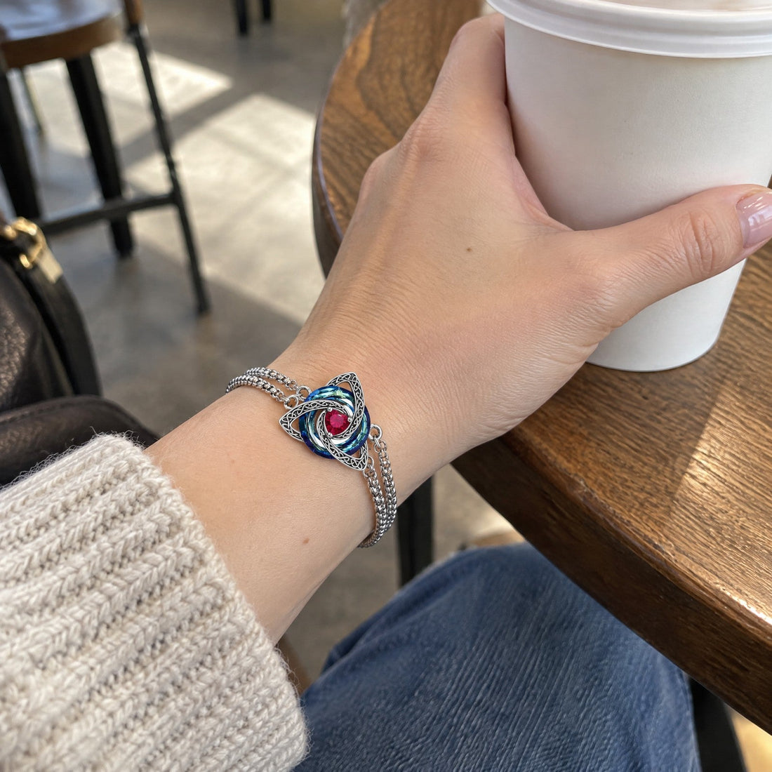 Witch Knot Birthstone Bracelet