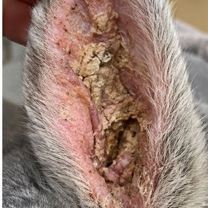 Week 3 ear canker rabbit