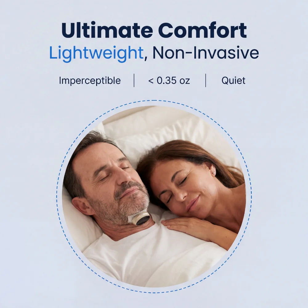 Sleeping quietly next to your partner again